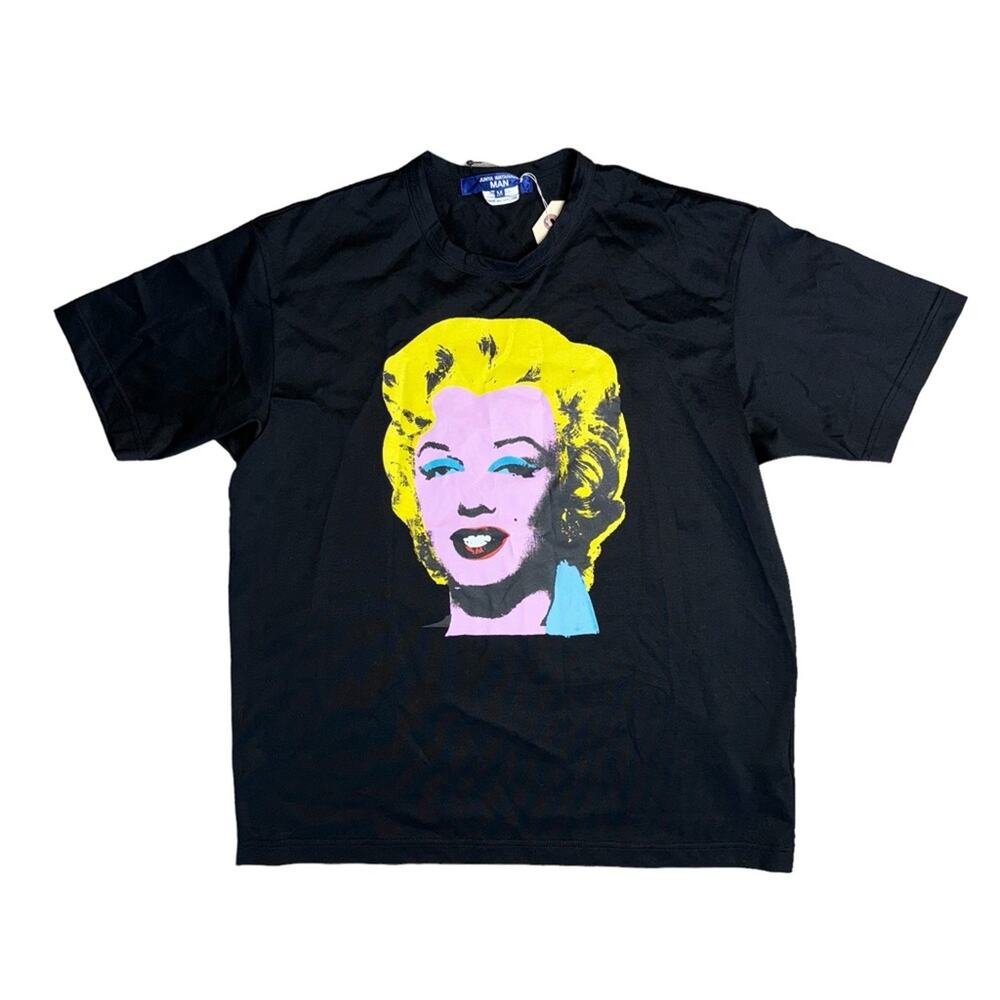 NWT COMME des GARÇONS JUNYA WATANABE MAN ‘Marilyn Monroe’ Short Sleeve T-Shirt